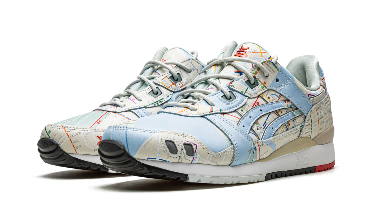 Overkicks - ASICS Gel-Lyte III atmos NYC Subway (1201A528-200) - vista trasera