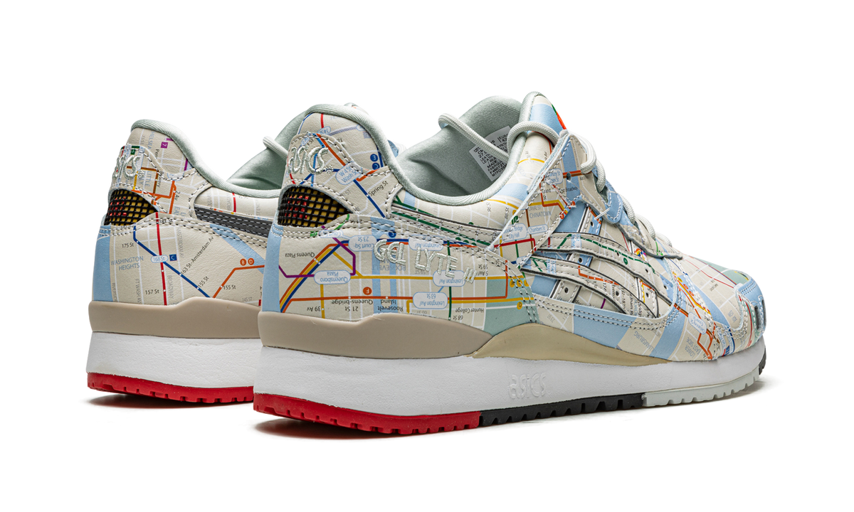 Overkicks - ASICS Gel-Lyte III atmos NYC Subway (1201A528-200) - par completo