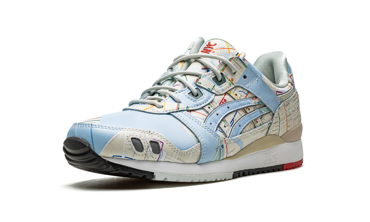 Overkicks - ASICS Gel-Lyte III atmos NYC Subway (1201A528-200) - detalle suela