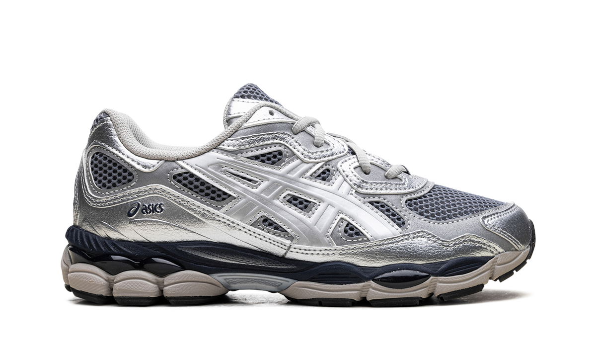 Overkicks - ASICS Gel-NYC Billys Pure Silver Midnight (1203A581-020) - detalle talon