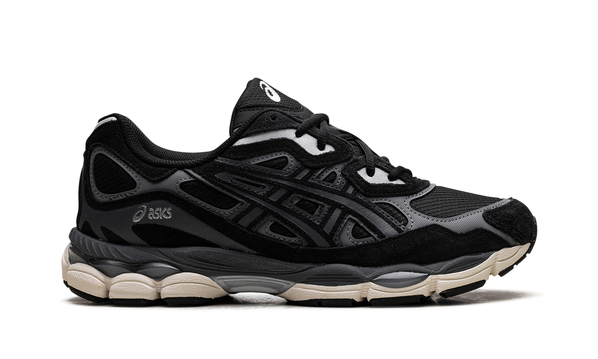 Overkicks - ASICS Gel-NYC Black Black (1203A739-001) - detalle talon