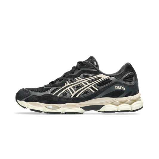 Overkicks - ASICS Gel-NYC Black Cream (1203A663-002) - vista lateral