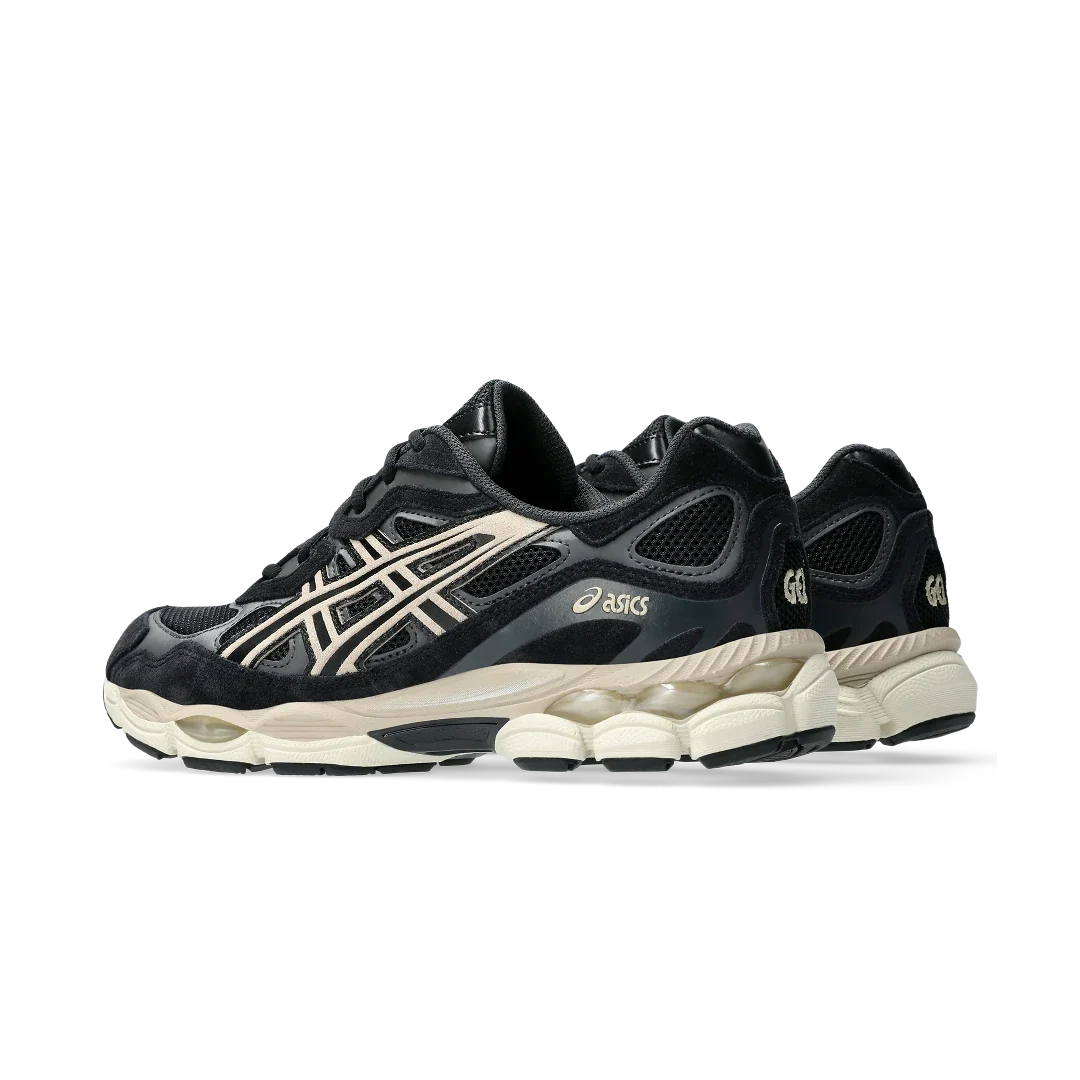 Overkicks - ASICS Gel-NYC Black Cream (1203A663-002) - par completo