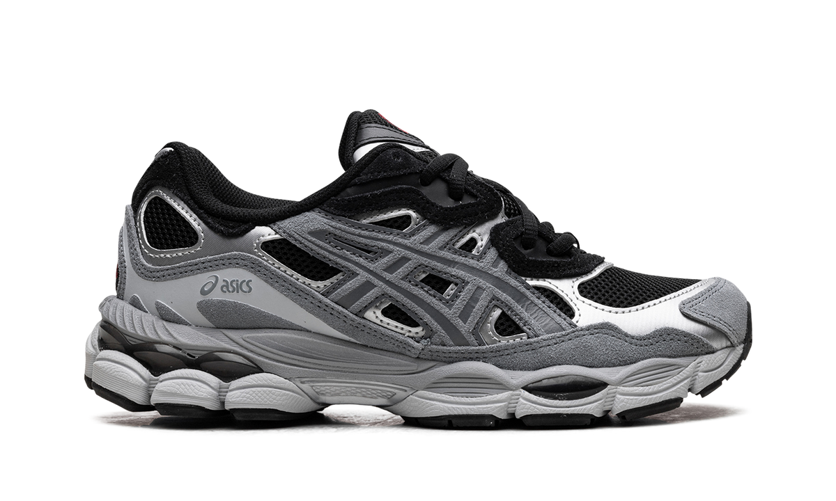 Overkicks - ASICS Gel-NYC Black Fjord Grey (1203A383-003) - detalle talon