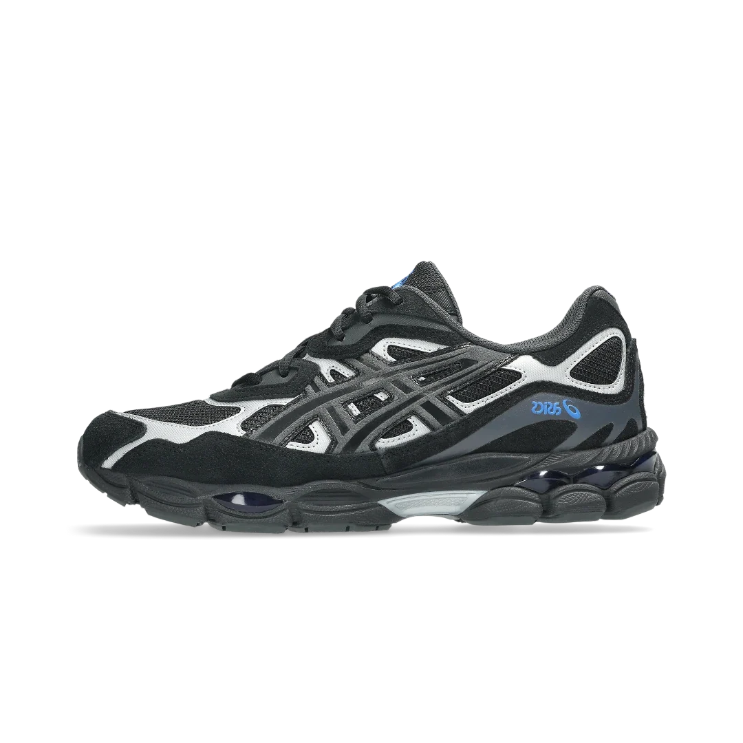 Overkicks - ASICS Gel-NYC Black Graphite Grey Blue (1203A940-001) - vista lateral