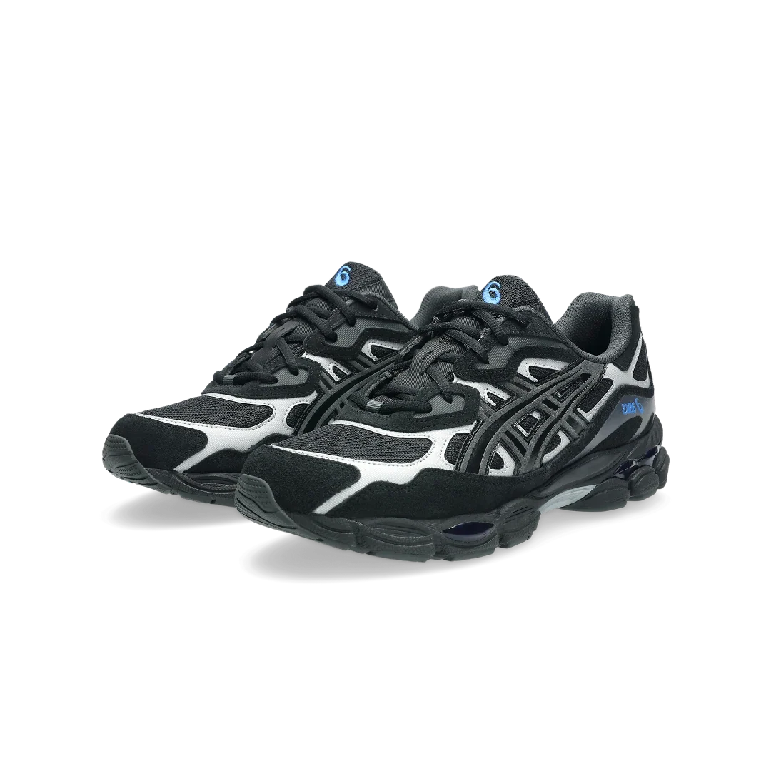 Overkicks - ASICS Gel-NYC Black Graphite Grey Blue (1203A940-001) - vista trasera