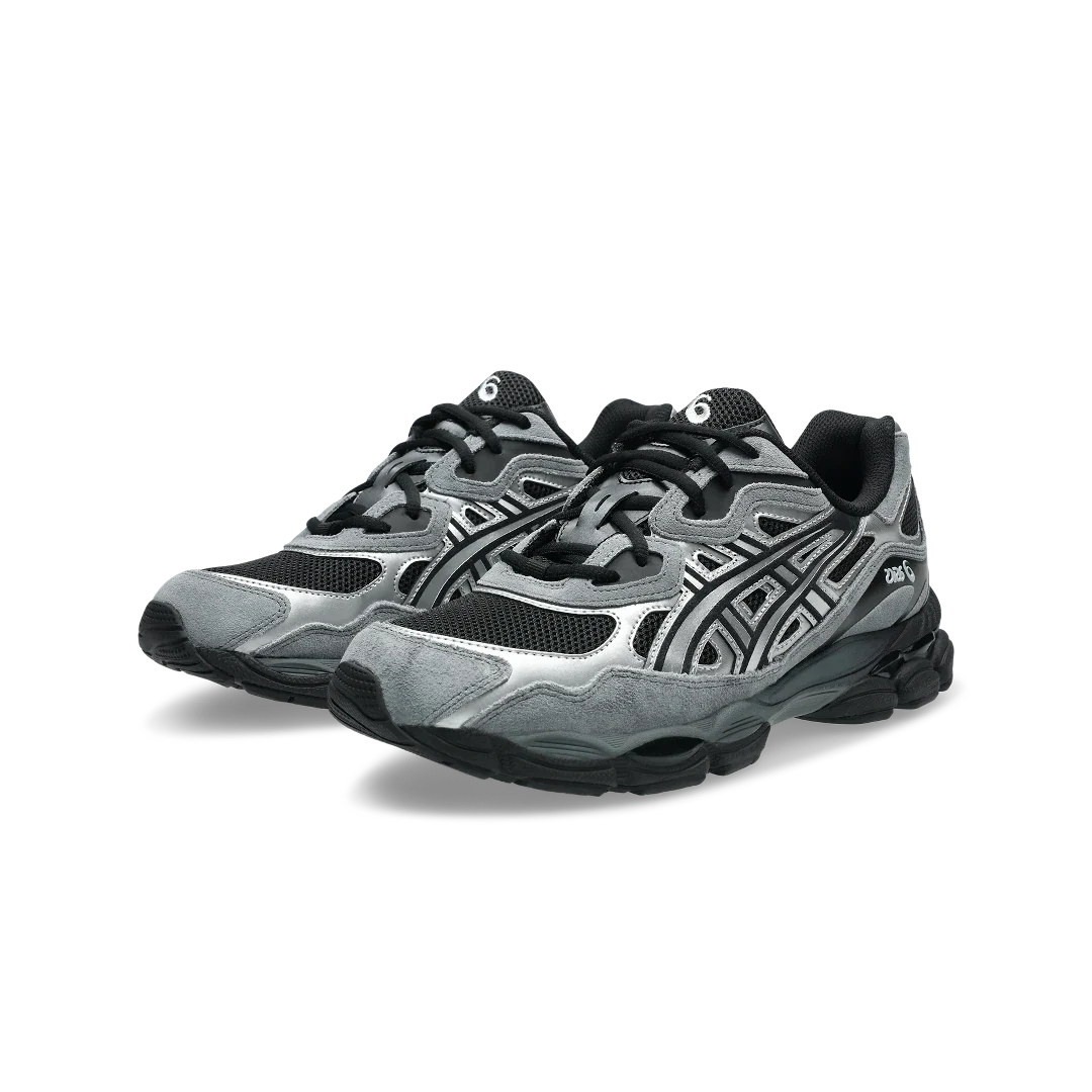 Overkicks - ASICS Gel-NYC Black Pure Silver Grey (1203A944-001) - vista trasera