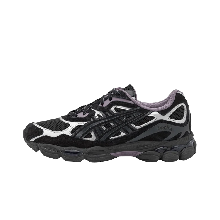 Overkicks - ASICS Gel-NYC Black Purple Graphite Grey (1203A632-001) - vista lateral