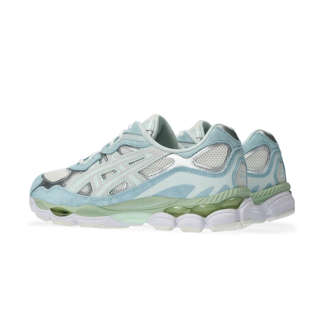 Overkicks - ASICS Gel-NYC Cream Aquamarine (1203A383-100) - par completo