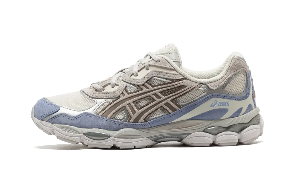 Overkicks - ASICS Gel-NYC Cream Cloud Grey Blue (1203A953-100) - vista lateral