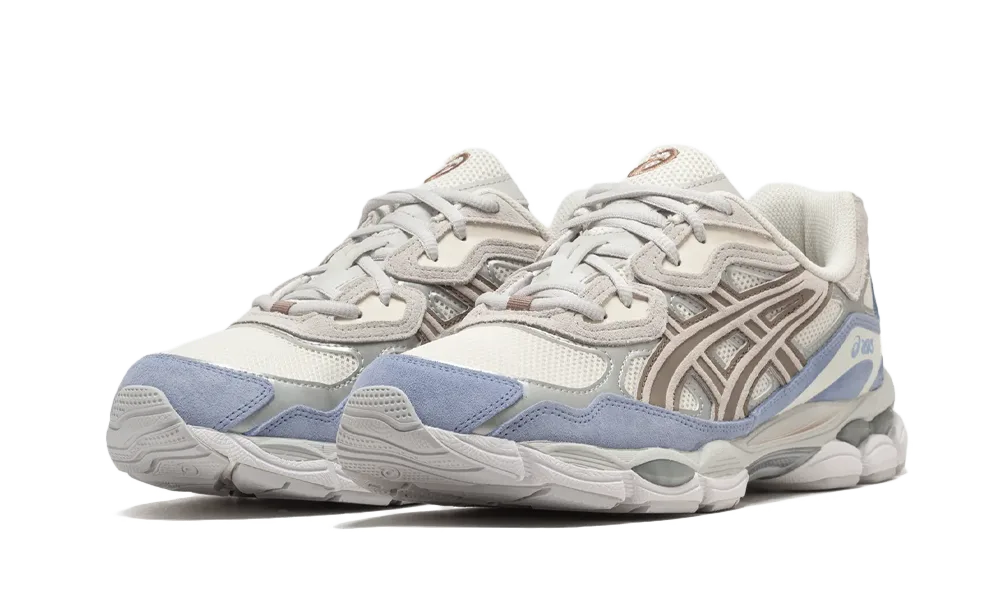 Overkicks - ASICS Gel-NYC Cream Cloud Grey Blue (1203A953-100) - vista trasera