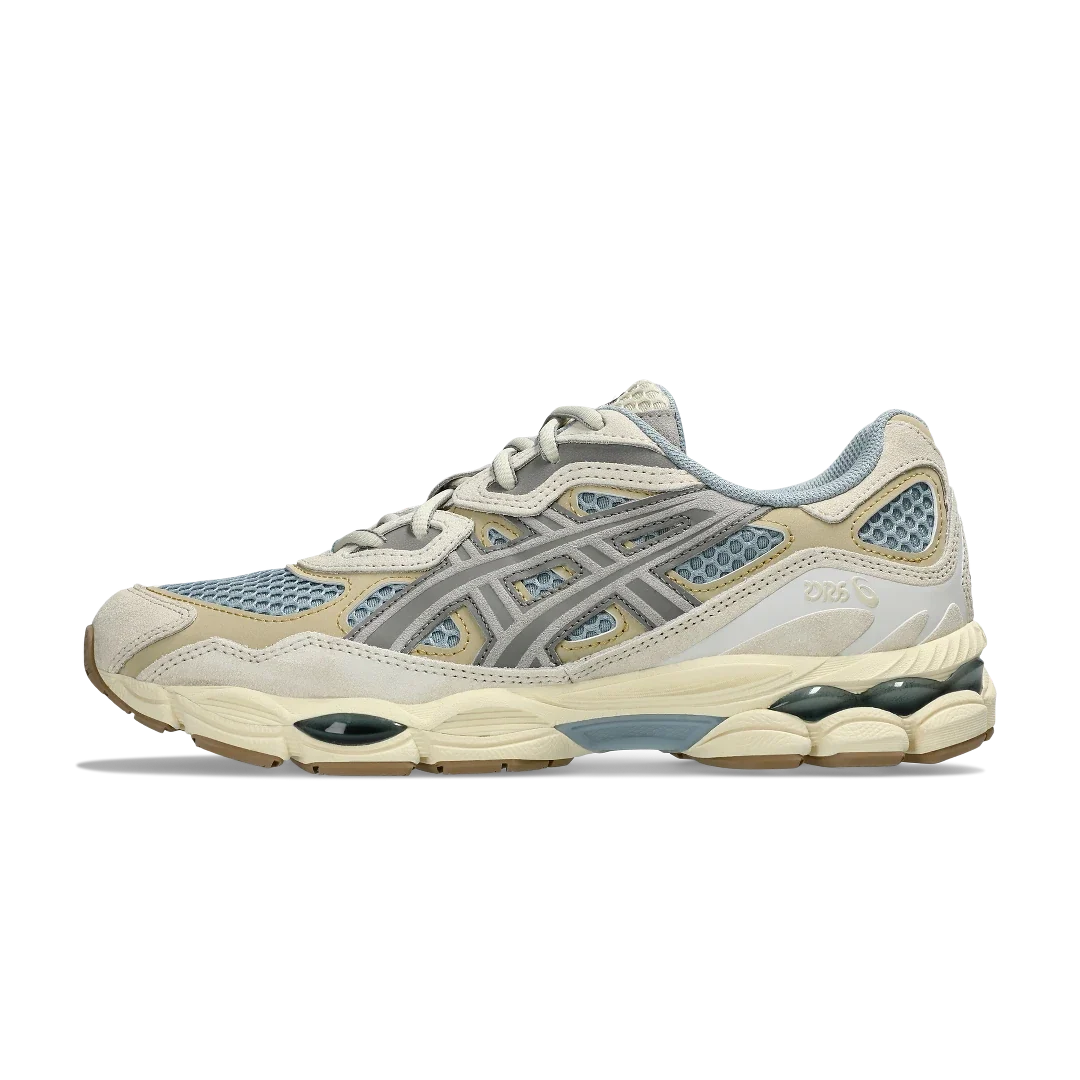Overkicks - ASICS Gel-NYC Dolphin Oyster Grey (1203A372-402) - vista lateral