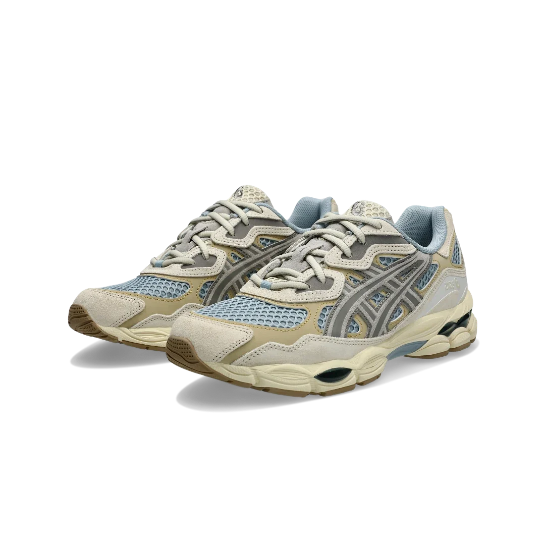 Overkicks - ASICS Gel-NYC Dolphin Oyster Grey (1203A372-402) - vista trasera