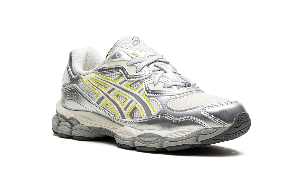 Overkicks - ASICS Gel-NYC EMMI White Huddle Yellow (Womens) (1202A498-100) - detalle lateral interior