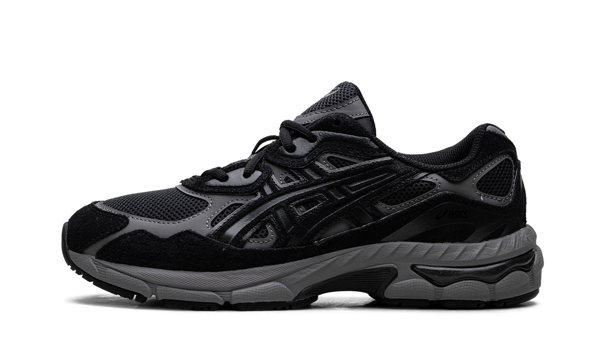 Overkicks - ASICS Gel-NYC Graphite Grey Black (GS) (1204A175-021) - vista lateral