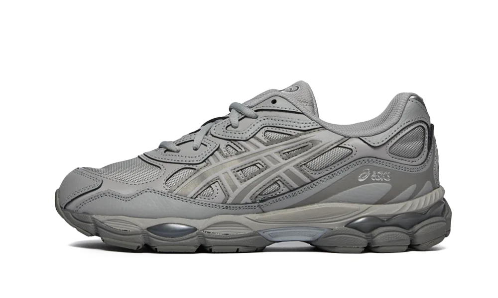 Overkicks - ASICS Gel-NYC Grey Cement Grey (1203A280-021) - vista lateral