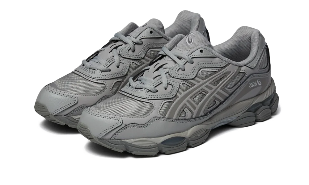 Overkicks - ASICS Gel-NYC Grey Cement Grey (1203A280-021) - vista trasera