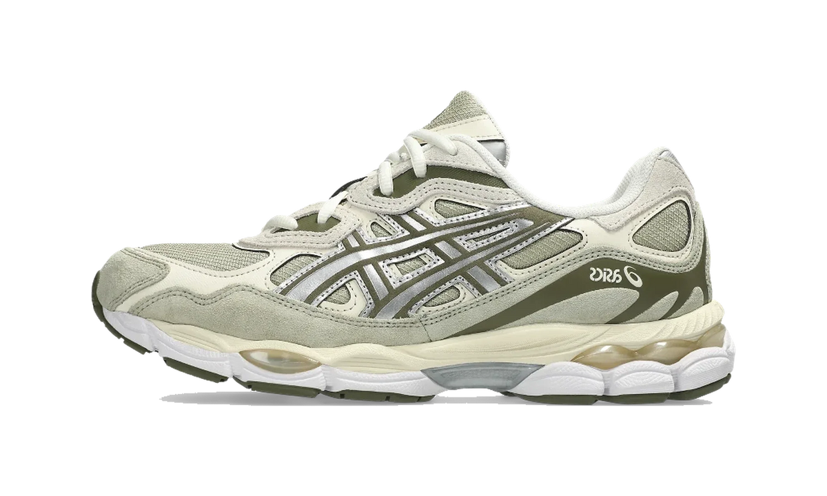 Overkicks - ASICS Gel-NYC Khaki Pure Silver (1203A739-302) - vista lateral