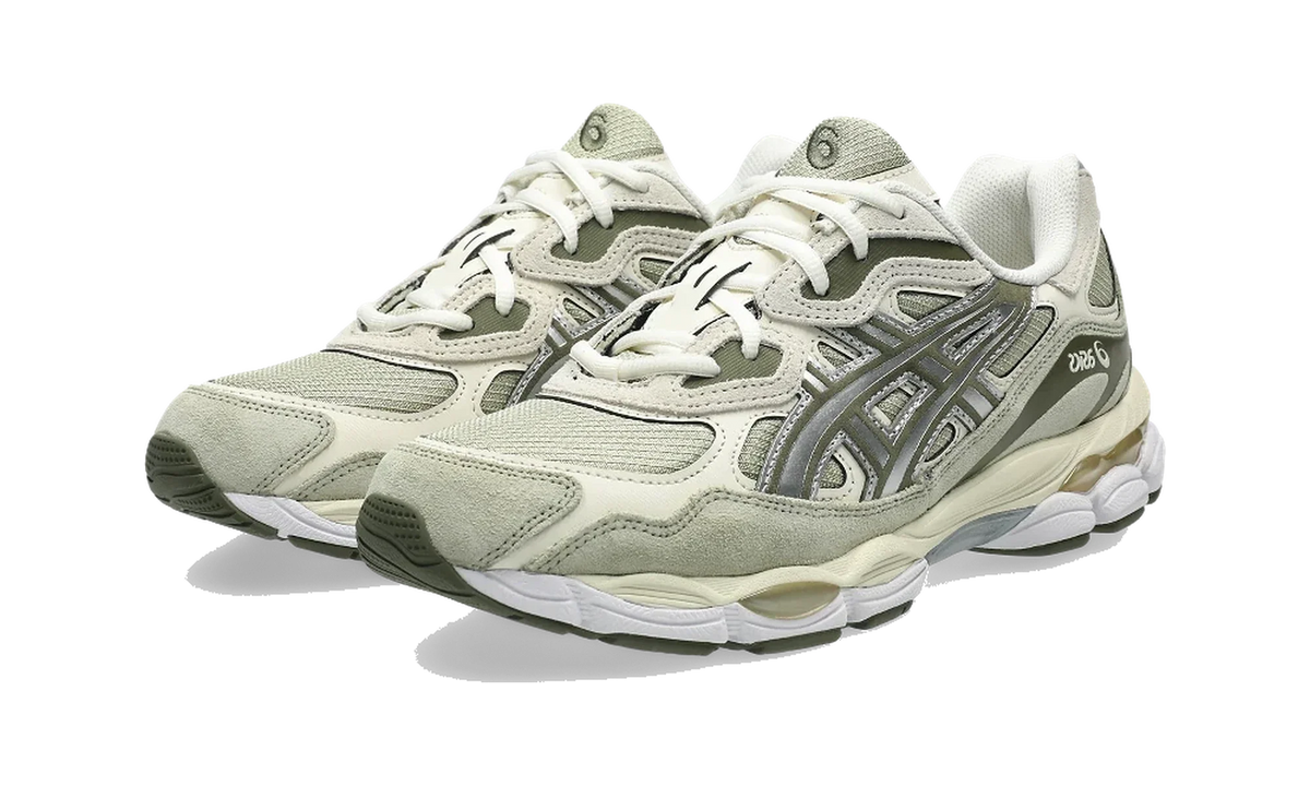 Overkicks - ASICS Gel-NYC Khaki Pure Silver (1203A739-302) - vista trasera