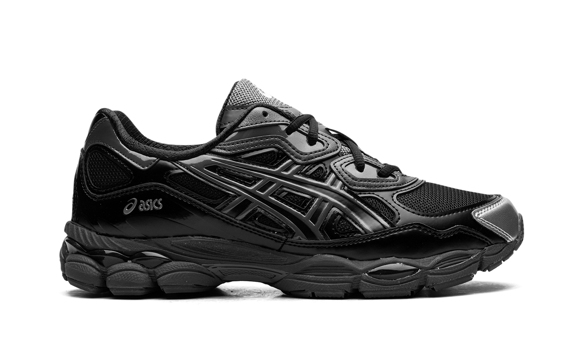 Overkicks - ASICS Gel-NYC Kicki Yang Zhang Black Pure Silver (1203A571-001) - detalle talon