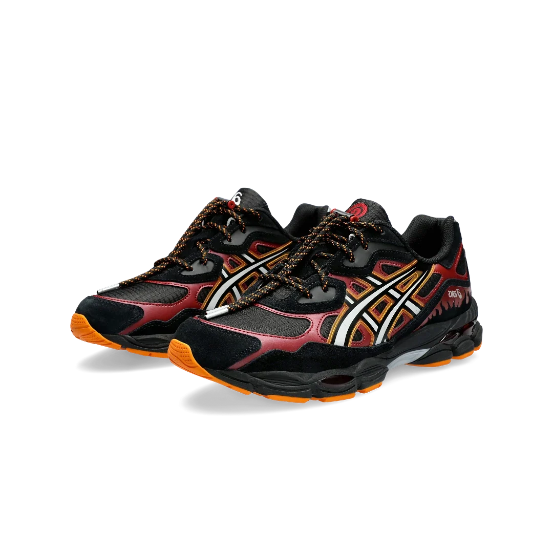 Overkicks - ASICS Gel-NYC Naruto Uzumaki Shippuden (1203A487-001) - vista trasera