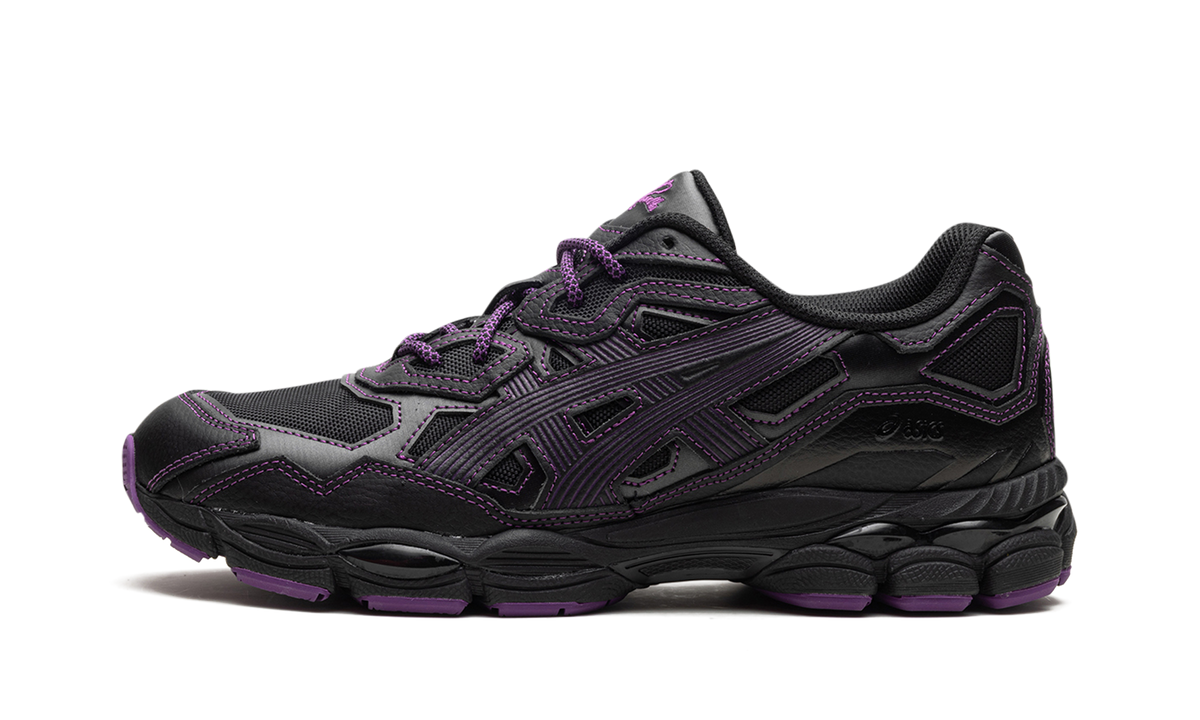 Overkicks - ASICS Gel-NYC Needles Black Purple (1201B008-001) - vista lateral