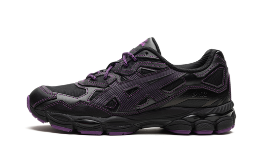 Overkicks - ASICS Gel-NYC Needles Black Purple (1201B008-001) - vista lateral