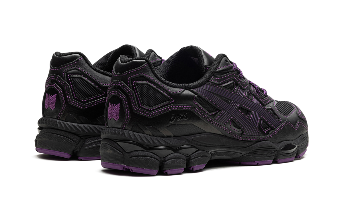 Overkicks - ASICS Gel-NYC Needles Black Purple (1201B008-001) - par completo