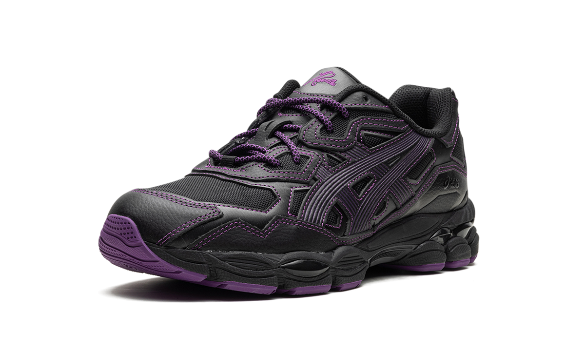 Overkicks - ASICS Gel-NYC Needles Black Purple (1201B008-001) - detalle suela