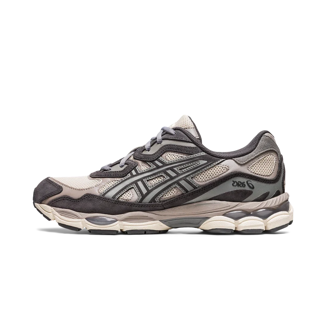 Overkicks - ASICS Gel-NYC Oatmeal Obsidian Grey (1201A789-250) - vista lateral