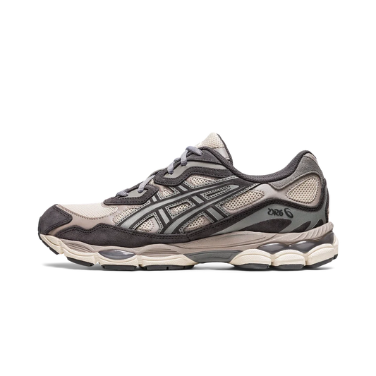 Overkicks - ASICS Gel-NYC Oatmeal Obsidian Grey (1201A789-250) - vista lateral