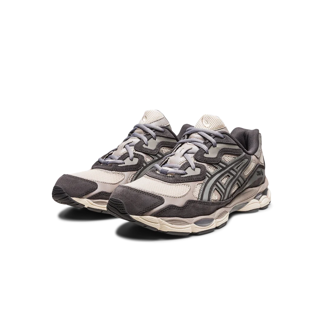 Overkicks - ASICS Gel-NYC Oatmeal Obsidian Grey (1201A789-250) - vista trasera