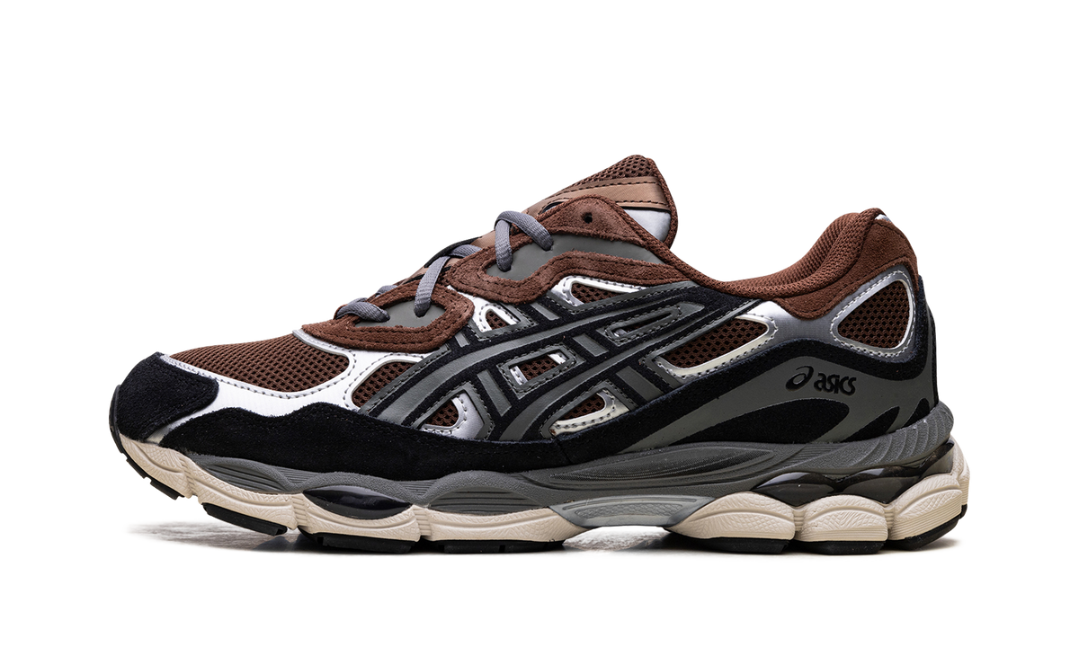 Overkicks - ASICS Gel-NYC Reddish Brown Steeple Grey (1203A383-200) - vista lateral
