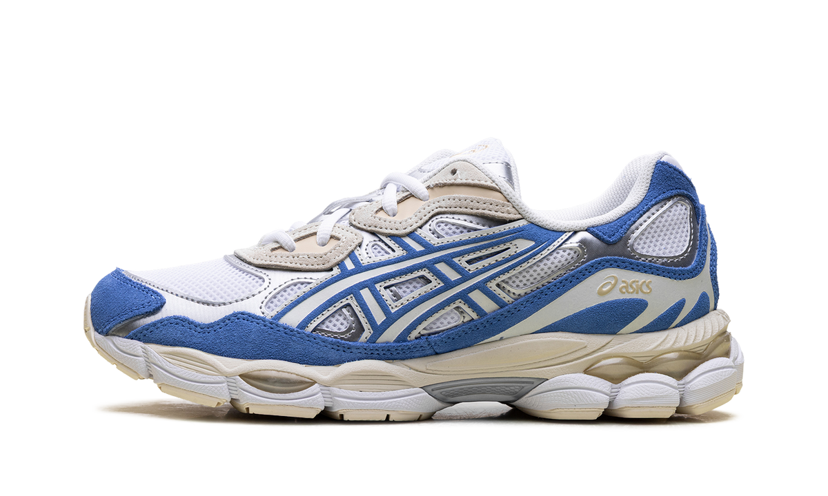 Overkicks - ASICS Gel-NYC White Blue Coast (1203A383-116) - vista lateral