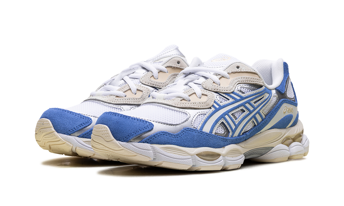 Overkicks - ASICS Gel-NYC White Blue Coast (1203A383-116) - vista trasera