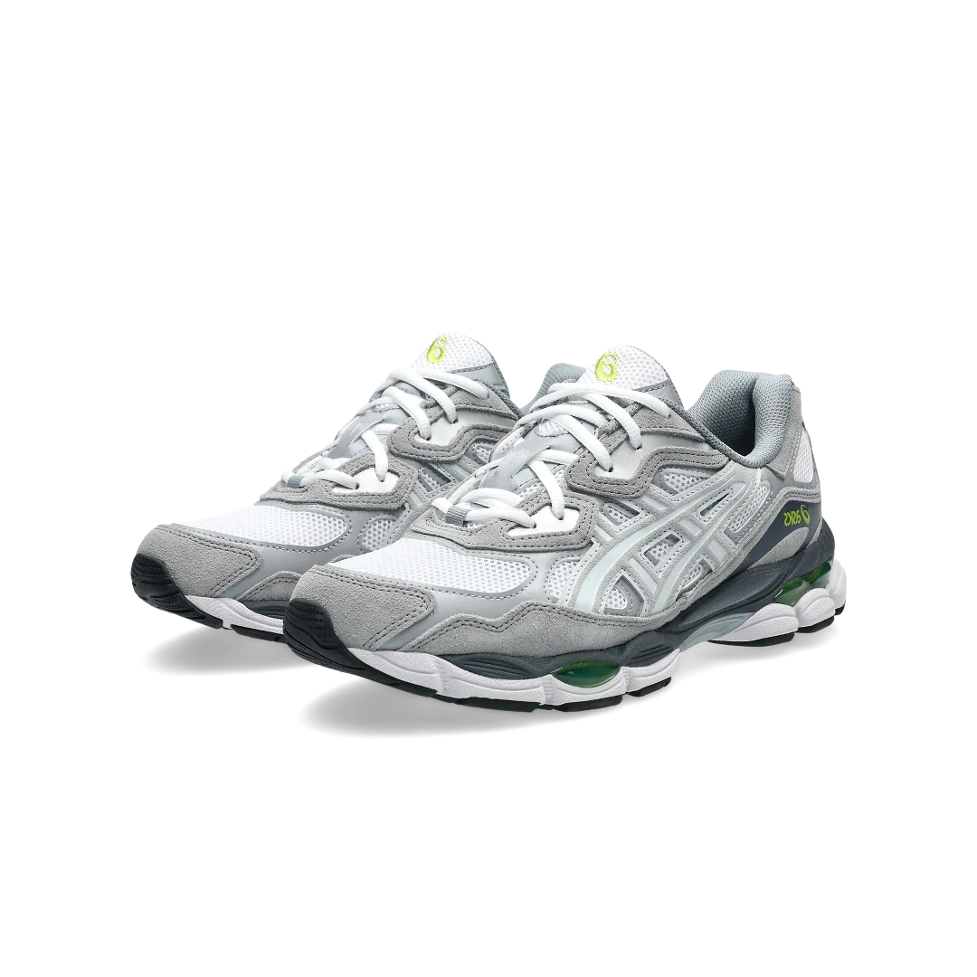 Overkicks - ASICS Gel-NYC White Glacier Grey (1203A383-109) - vista trasera