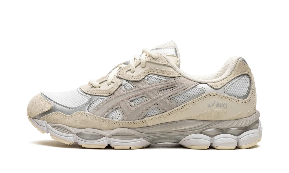Overkicks - ASICS Gel-NYC White Oyster Grey (1201A789-105) - vista lateral
