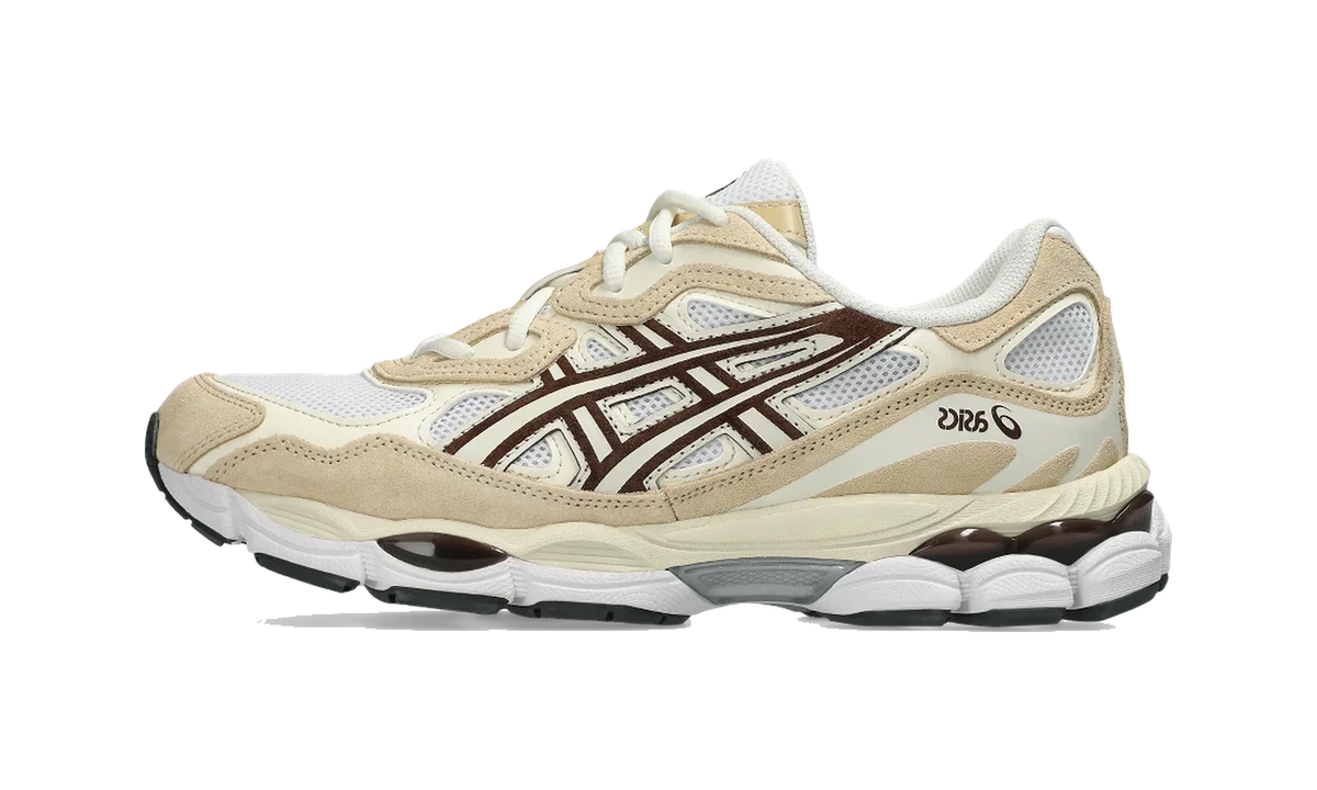 Overkicks - ASICS Gel-NYC White Roasted Coffee (1203A383-117) - vista lateral