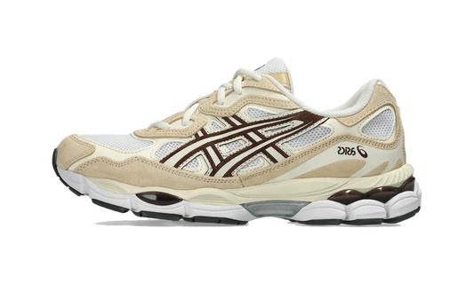 Overkicks - ASICS Gel-NYC White Roasted Coffee (1203A383-117) - vista lateral