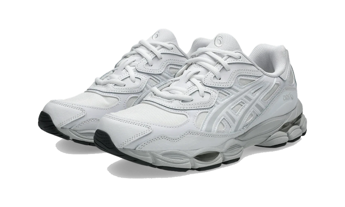 Overkicks - ASICS Gel-NYC White White Glacier Grey (1203A280-102) - vista trasera