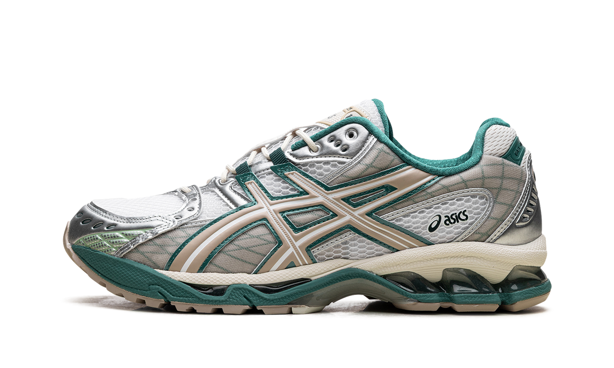 Overkicks - ASICS Gel-Nimbus 10.1 White Rainy Lake (1203A543-102) - vista lateral