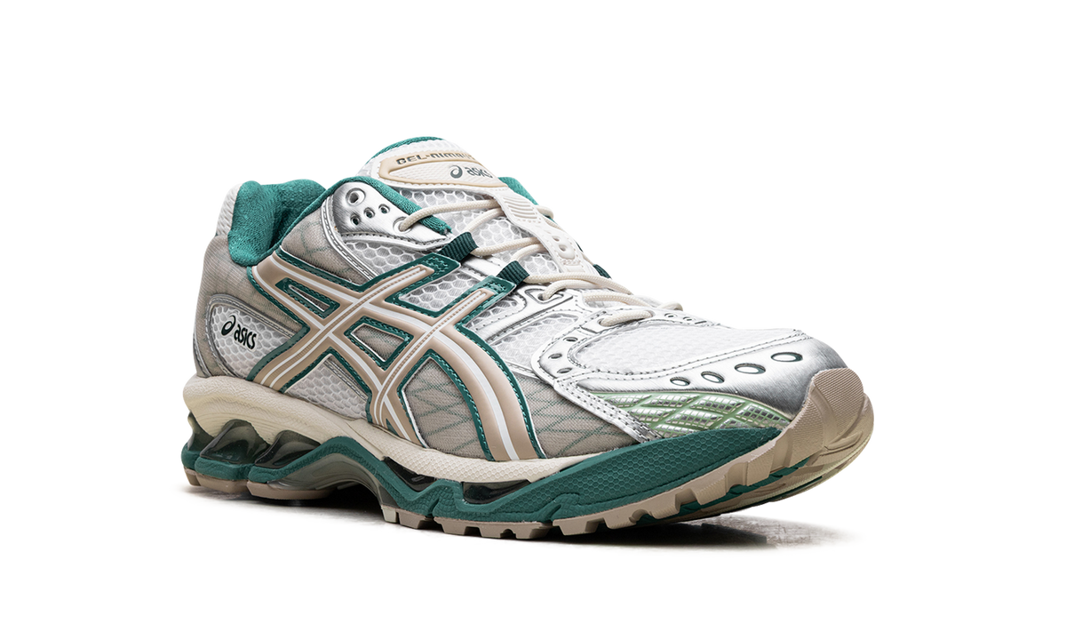 Overkicks - ASICS Gel-Nimbus 10.1 White Rainy Lake (1203A543-102) - detalle lateral interior