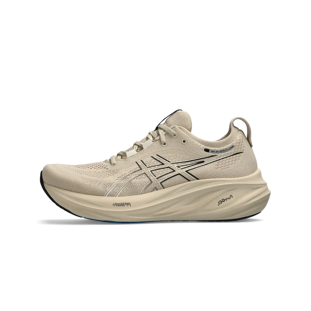 Overkicks - ASICS Gel-Nimbus 26 Feather Grey Black (1011B794-021) - vista lateral