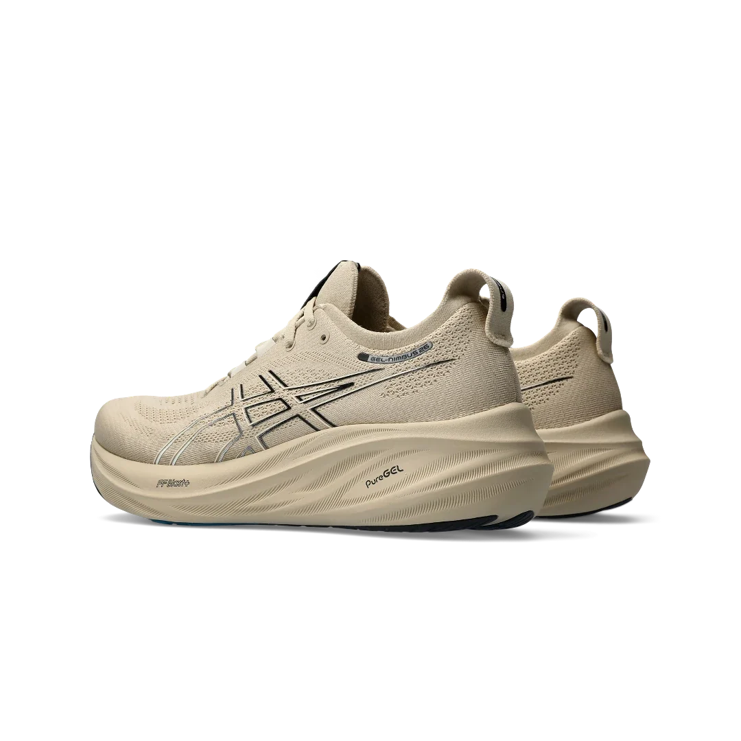 Overkicks - ASICS Gel-Nimbus 26 Feather Grey Black (1011B794-021) - par completo