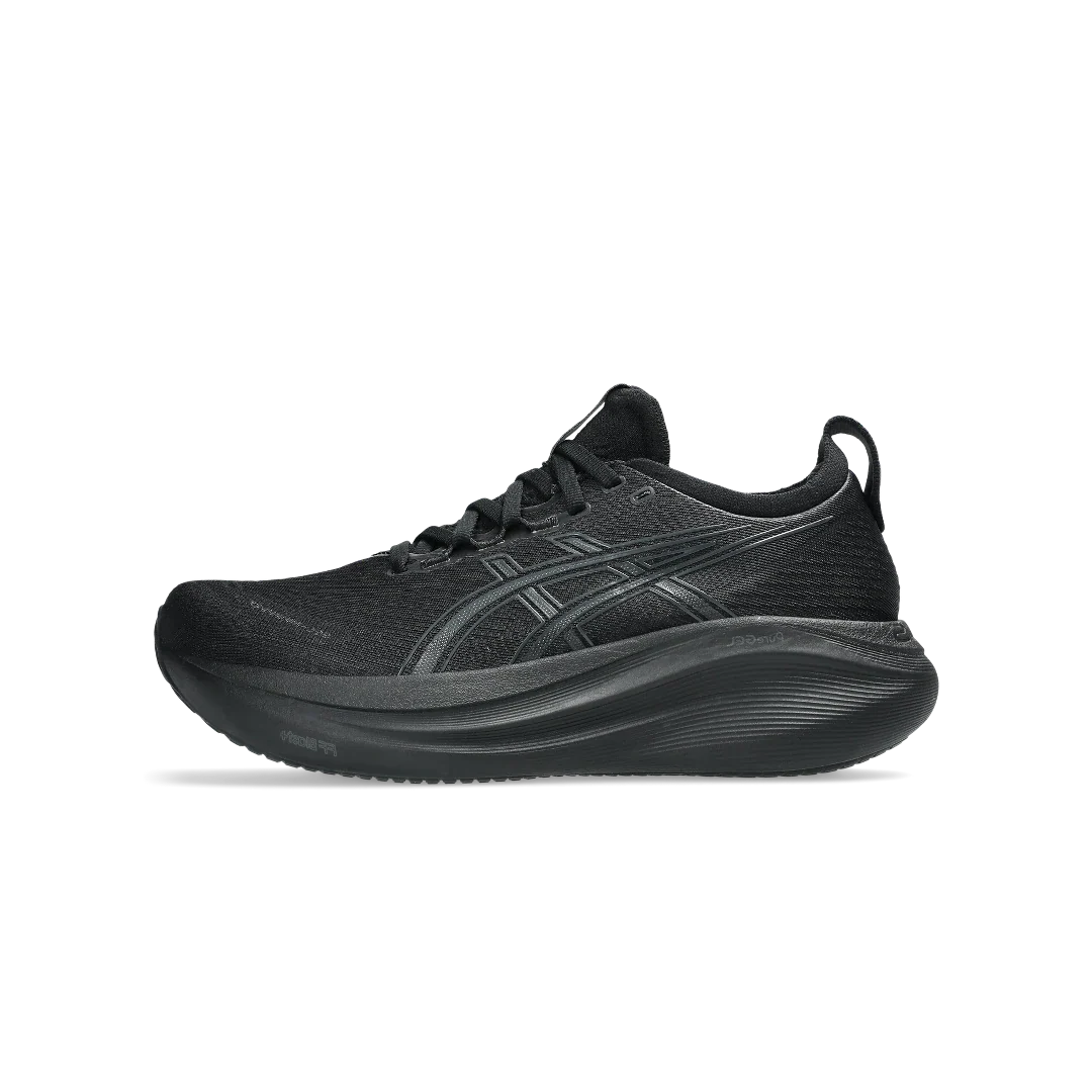 Overkicks - ASICS Gel-Nimbus 27 Black Graphite Grey (Womens) (1012B753-001) - vista lateral