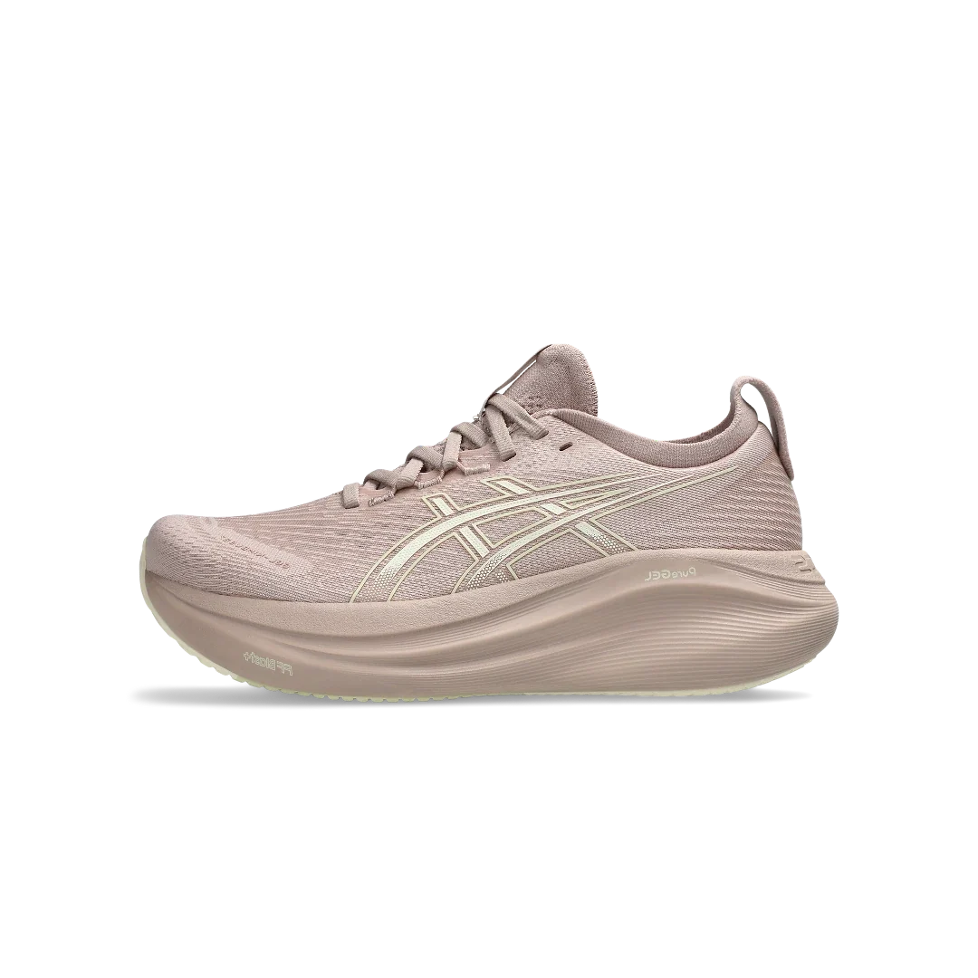 Overkicks - ASICS Gel-Nimbus 27 Fawn Birch (Womens) (1012B753-702) - vista lateral