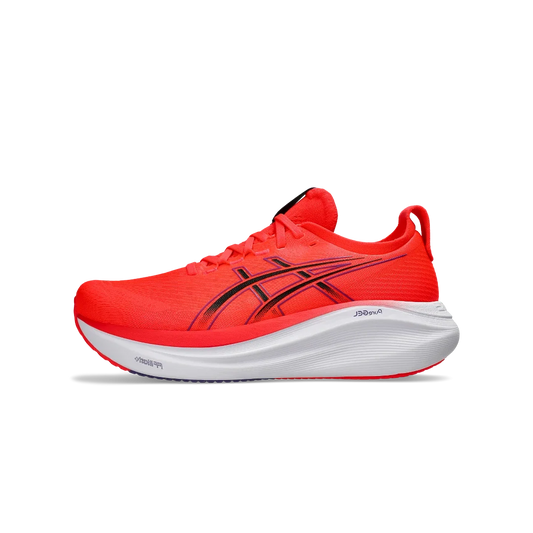 Overkicks - ASICS Gel-Nimbus 27 Flash Red Black (1011B958-600) - vista lateral