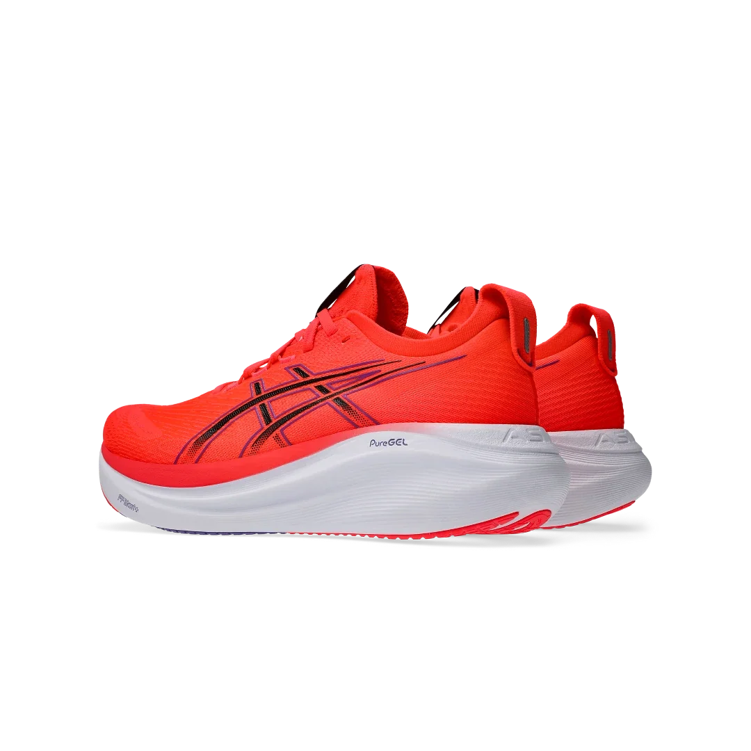 Overkicks - ASICS Gel-Nimbus 27 Flash Red Black (1011B958-600) - par completo