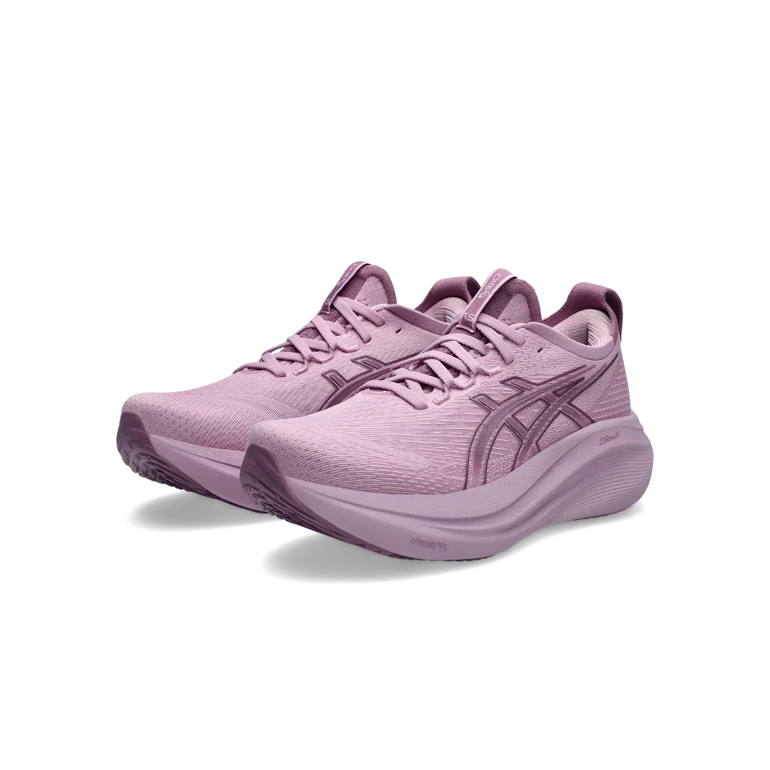 Overkicks - ASICS Gel-Nimbus 27 Light Ube Dark Ube (Womens) (1012B753-700) - vista trasera
