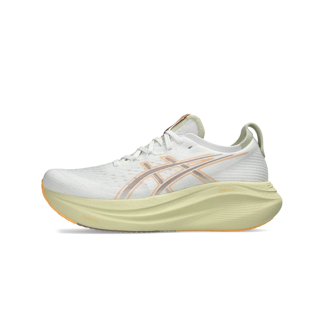Overkicks - ASICS Gel-Nimbus 27 White Fawn (1011B958-102) - vista lateral